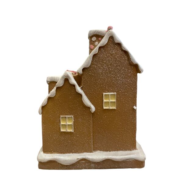 Cupcakes & Cashmere Light Up Gingerbread House Pink Heart Holiday Decor New - Picture 5 of 16